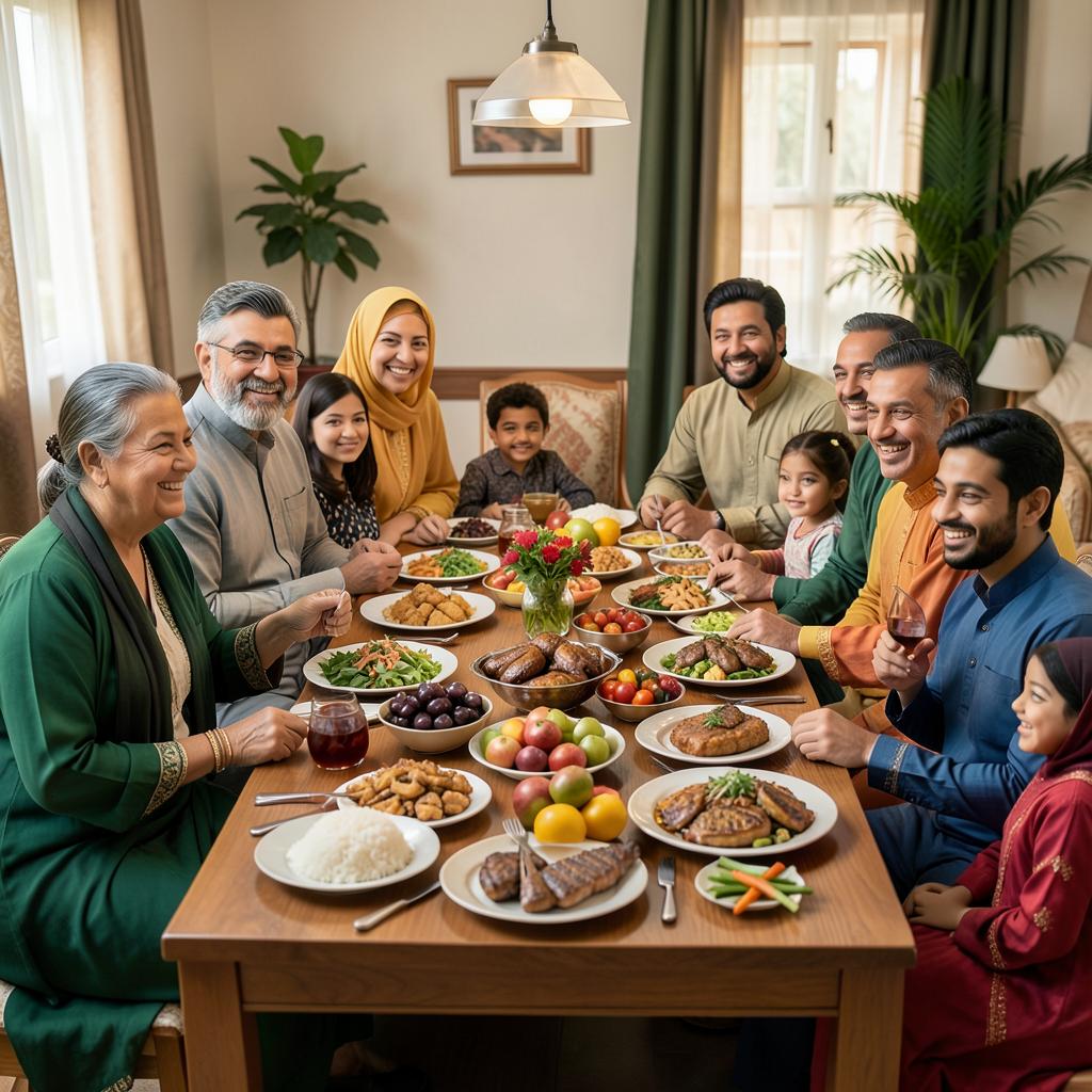 Gather around Ramadan campaign concept